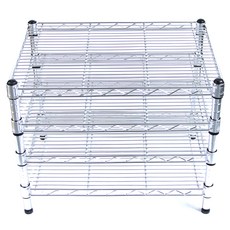 Korak Korea鐵製收納架 600*350*450 4層, 銀