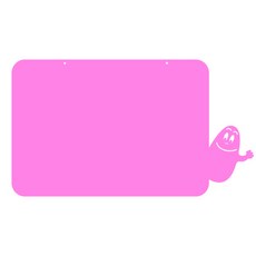 쿠 홈 인테리어 메모보드 MO 13 걸이형 핑크, 아크릴