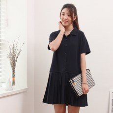 엄짱 프링크 반팔 수유 원피스