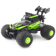 레프리카 2.4GHz 1/28 2WD DIY Monster Truck RTR RC 카 ZC172828GR, 혼합 색상, 1개