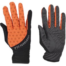 파니파오 여성용 피어스 등산장갑 춘추용, 오렌지