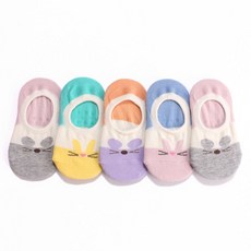 드레스하우스 유아동용 S밍키 덧신 5켤레