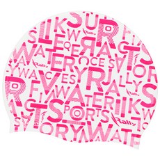 Rally 矽膠泳帽 IRUC056, 白色的