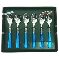 EME 拿破崙茶匙藍, 6件, 茶匙 6p