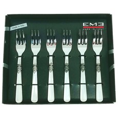 EME拿破崙茶民象牙, 6件, 茶叉 6p