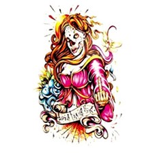 파티복닷컴 인물 웬디 타투 스티커, AX69, 1개