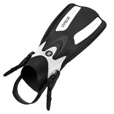 LIVBLUE 浮潛短蛙鞋 LIVF-0012, 白色