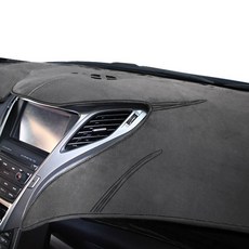 BORN TO ROAD Chamoa 儀表板避光墊 灰色布料 黑色縫線, 現代, Genesis G80 2016年~(無HUD/有中央)