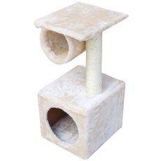 노랜드 고양이 캣타워 8015 길이 28cm x 너비 25cm x 높이 55cm, 화이트, 1개