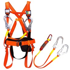 SS TOP HARNESS 全身式防墜安全衣 橘色 HWEL102-V, 1個
