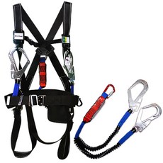 SS TOP HARNESS 全身式防墜安全衣 黑色 HWEL102-V, 1個