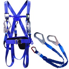 SS TOP HARNESS 全身式防墜安全衣 藍色 HWEL102-V, 1個