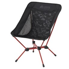 LOGOS 高級水桶露營椅, 迷彩黑, 1個