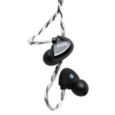 어드밴스드 다이나믹 스테이지 인이어 이어폰 모니터, S2000, 블랙