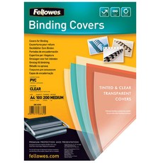 Fellowes 斐樂 200 微米裝訂封面 100p, 透明度, A4