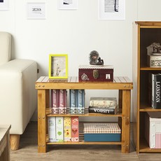 Tree 光澤木椅和2台架子, 單色