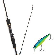 Won Da擬餌竿 Avalon 632M Bait+Damiki硬餌_Striker 90(S) 210D SPINE HOT TIGER, 1套