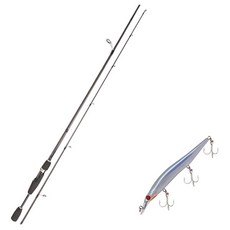 Youngkwu產業擬餌竿 Blue Force Starzen S68M+Damiki硬餌_Striker 120(274H WS CRYSTAL), 1套