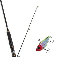 Won Da Avalon捲線器擬餌釣竿 702M+Damiki Bolt 55金屬擬餌勺子擬餌 15g 273H TS CRYSTAL, 1套