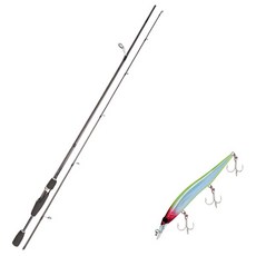 Youngkwu產業Blue Force Starzen擬餌竿 S68M+Damiki Striker 120硬餌擬餌 273H TS CRYSTAL, 1套