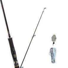 Won Da Avalon擬餌釣竿 662M 旋轉式+Damiki Skirt Bait Tremble Jig 10.7g, 07 白鯡魚 2