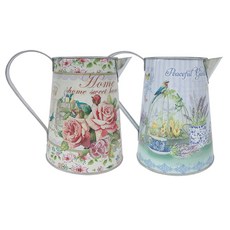 花卉印花鐵壺 2款組, 玫瑰，寧靜, 2個