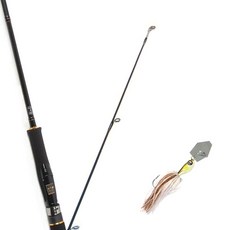 Won Da Avalon擬餌釣竿 662ML 旋轉式+Damiki Skirt Bait Tremble Jig 10.7g, 02 魔法鰣魚