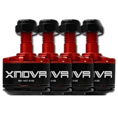 X Nova XNVRM14073100 1407-3100KV 超音速賽車FPV電機4p, 混色
