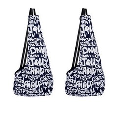 ARYKO Dr.Mini 寵物牛津肩背包 2入, 藍色英文