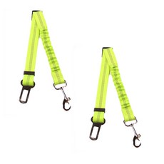 aryko Dr.Mini Premium Cat & Dog 反光aryko 安全帶繩, 氖, 2件