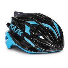 Kask 모지토 헬멧, Black + LightBlue, 1개