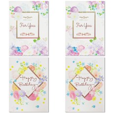 Hallmark 生日快樂立體卡片2件組, 混和顏色, 2套