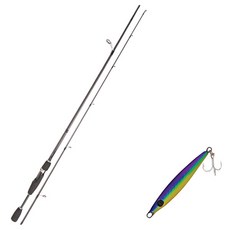 영규산업 블루포스 스타 젠 루어 낚싯대 S68M + 다미끼 발해 메탈지그 스푼 루어 7g 002 COBALT GOLD, 1세트