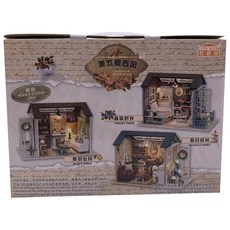 CHENWANG JS 디오라마 미니어쳐 DIY 키트 CW0111 + 커버, 휴일의 시간, 1개