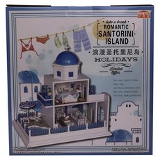 CUTE ROOM JS 立體模型微型 DIY 套件 CW0129 + 封面, 浪漫的聖托里尼