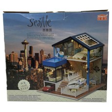 CUTE ROOM JS 立體模型微型 DIY 套件 CW0105 + 封面, 西雅圖黃色汽車