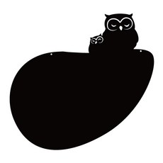 쿠 홈 인테리어 메모보드 MO 46 걸이형 블랙, 아크릴