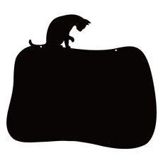 Kuu 家居裝飾備忘錄板 MO 40 掛黑色, 亞克力