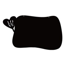 Ku 居家裝飾留言板 MO 36 掛式 黑色, 壓克力