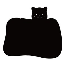 쿠 홈 인테리어 메모 보드 MO 42 걸이형 블랙, 아크릴