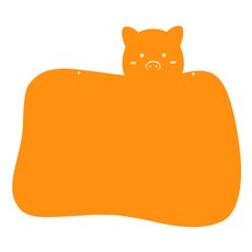 쿠 홈 인테리어 걸이형 오렌지 메모보드 MO 42, 아크릴