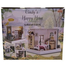 CUTE ROOM JS Diorama 微型 DIY 套件 DK0164 帶蓋, 瑪麗的甜蜜烘焙