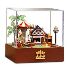 DAKANG JS 디오라마 미니어쳐 DIY 키트 DK0156, 행복한 정원(선샤인), 1개