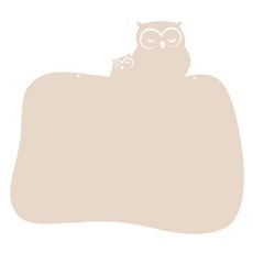 Kuu 家居裝飾備忘錄板 MO 41 掛米色, 亞克力