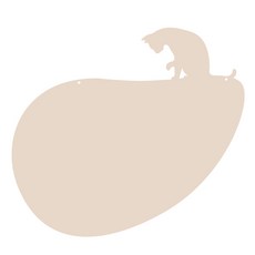 쿠 홈 인테리어 메모보드 MO 51 걸이형 베이지, 아크릴