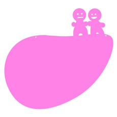 쿠 홈 인테리어 메모보드 MO 50 걸이형 핑크, 아크릴