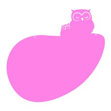 쿠 홈 인테리어 메모보드 MO 46 걸이형 핑크, 아크릴