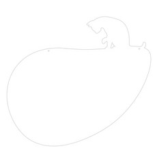 쿠 홈 인테리어 메모보드 MO 51 걸이형 화이트, 아크릴