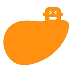 쿠 홈 인테리어 메모 보드 MO 45 걸이형 오렌지, 아크릴