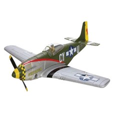 Park Zone PKZ1880 PNP버전 P-51D Mustang BL PNP RC 비행기, 혼합 색상, 1개